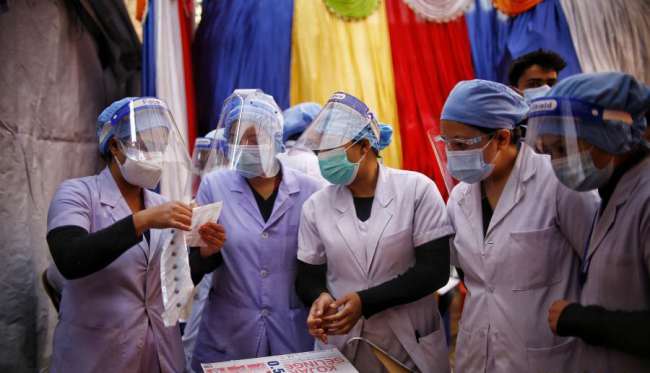 尼泊尔：接种新冠疫苗